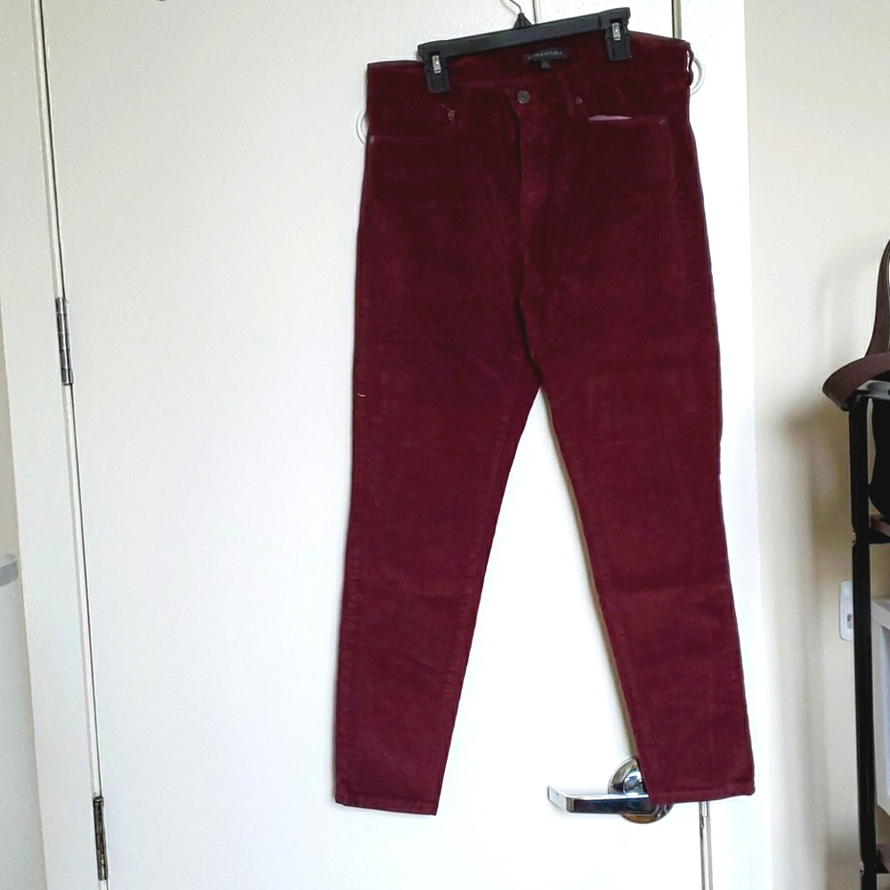 Banana Republic Burgundy Corduroy Jeans